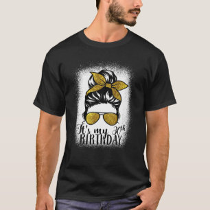 T-shirt 30 Ans Messy Bun Son 30E Anniversaire Cadeau M