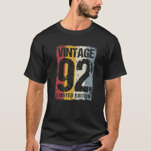 T-shirt 30 Ans Vintage 1992 30E Anniversaire Décoration