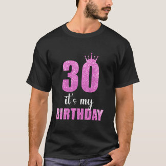 T-shirt 30 C'est mon anniversaire 30e anniversaire Hommes 