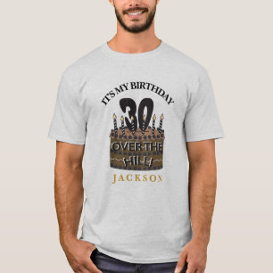 T-shirt 30 et au-dessus de la partie de colline - 30ème