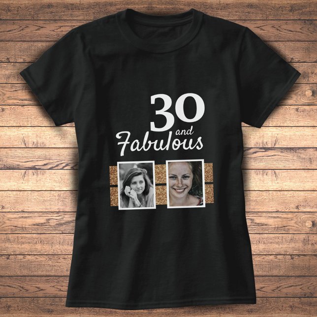 T-shirt 30 et Fabulous Gold Parties scintillant 2 Photo 30 (Créateur téléchargé)