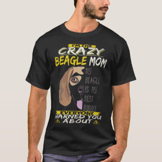 T-shirt 30 Je suis la folle maman Beagle Beagle