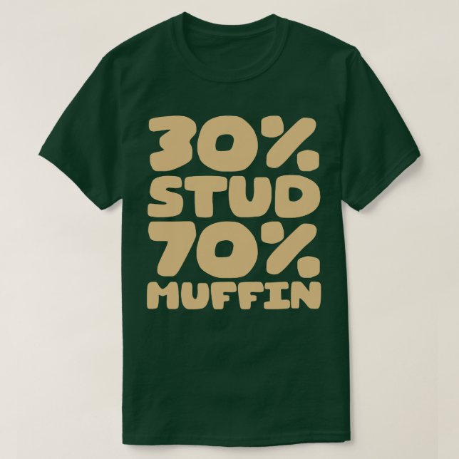 T-shirt 30 Stud 70 Muffin (Design devant)