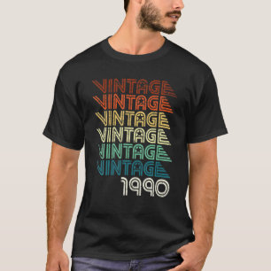 T-shirt 30E Anniversaire Cadeau Retro Graphique Vintage Né