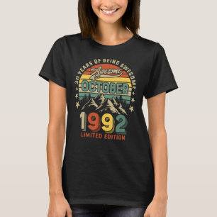 T-shirt 30e anniversaire de l'Awesome Since October 1992