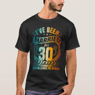 T-shirt 30e anniversaire de Mariage, 30 ans de mariage, Hu