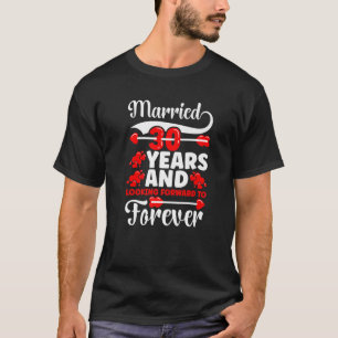 T-shirt 30E Anniversaire Du Mariage Idées Deux Anniversai