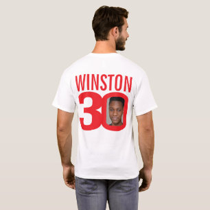 T-shirt 30e anniversaire, nom personnalisé et modèle pho