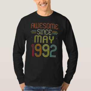 T-shirt 30e anniversaire stupéfiant depuis mai 1992 30 ans