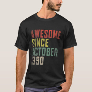 T-shirt 30e anniversaire stupéfiant depuis octobre 1990