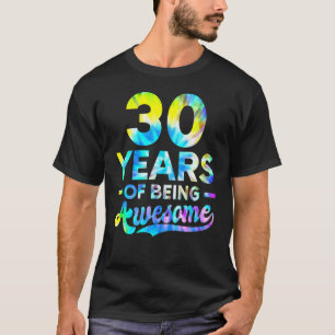 T-shirt 30e Anniversaire Teinture Être des hommes merveill
