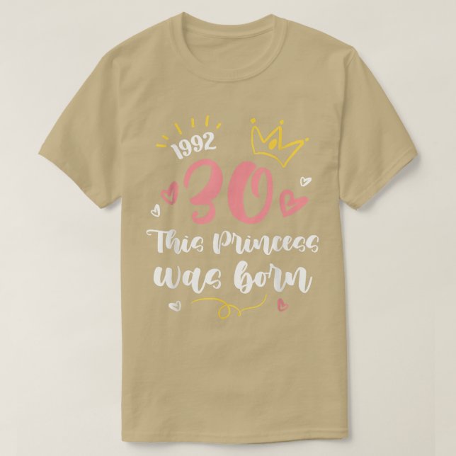 T-shirt 30e fête d'anniversaire gâteau fée fée de la Couro (Design devant)