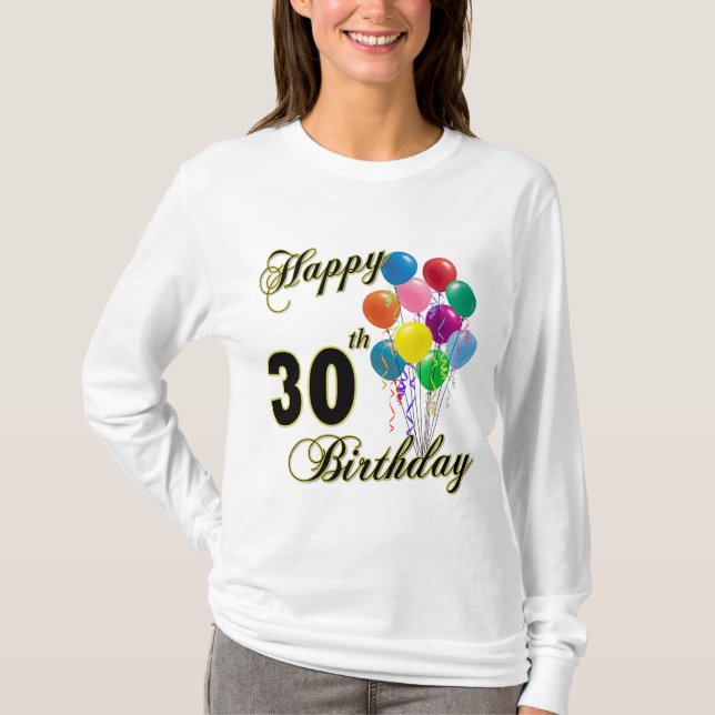 T-shirt 30èmes cadeaux d'anniversaire et habillement (Devant)