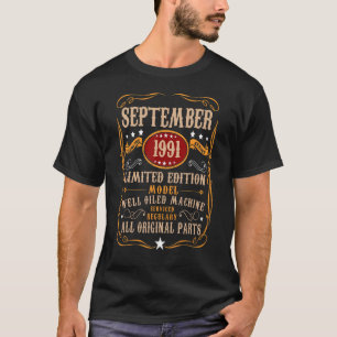 T-shirt 31 ans 31e anniversaire Décoration 19 septembre