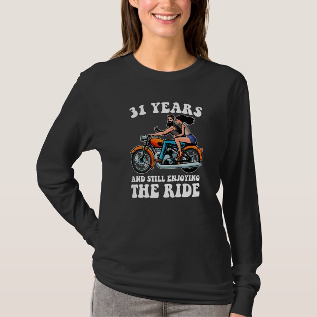 T-shirt 31 Ans Et Jouissant Toujours Du Ride 31st Annivers (Devant)