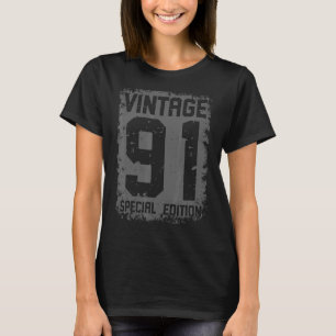 T-shirt 31 ans Vintage 1991 31e anniversaire Décoration