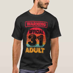 T-shirt 31Anniversaire Retro Distress Vintage 1991 31Ans O