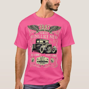 T-shirt 31e Anniversaire Cadeau Hommes Femmes Né 1991 Funn