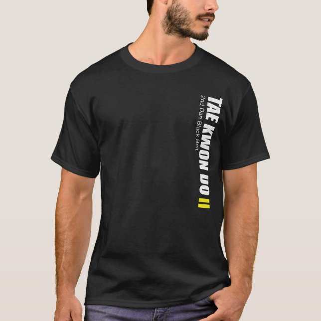 T-shirt 323-2-2 2ème chemise du Taekwondo de ceinture de (Devant)