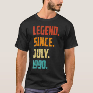 T-shirt 32 ans de légende depuis juillet 1990 32e annivers