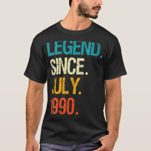 T-shirt 32 ans de légende depuis juillet 1990 32e annivers