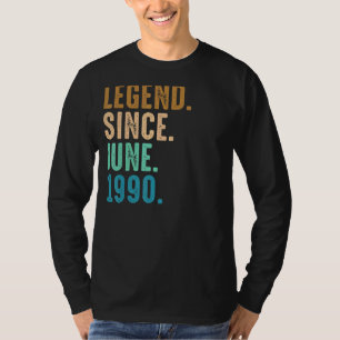 T-shirt 32 ans de légende depuis juin 1990 32e anniversair