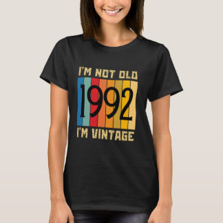 T-shirt 32 ans Je ne suis pas vieux Je suis vintage 1992 3