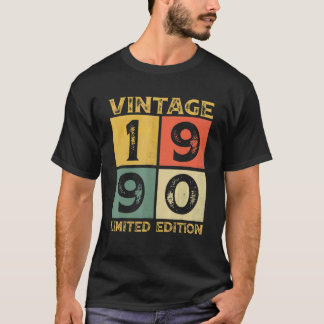 T-shirt 32 ans Retro 1990 32e anniversaire