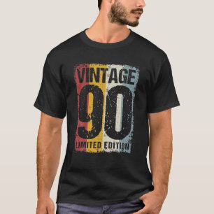 T-shirt 32 Ans Vintage 1990 32E Anniversaire Décoration