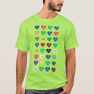 T-shirt 32 Comtés de Grá (Amour) - Couleurs des Comtés Irl