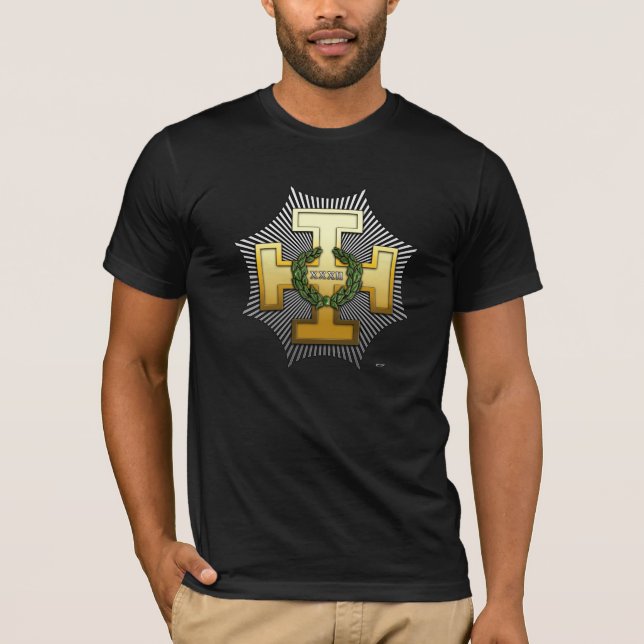 T-shirt 32e degré : Maître du secret royal (Devant)