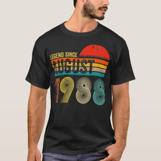 T-shirt 33 Ans Rétro Anniversaire Légende Cadeau Depuis Au
