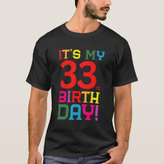 T-shirt 33 Coloré Heureux Son 33E D