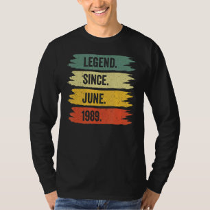 T-shirt 33ème Anniversaire Des Légendes Vintages Rétro Son