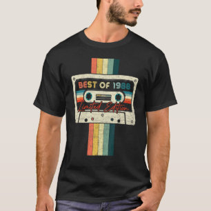 T-shirt 34 Anniversaire Meilleur De La Bande De Cassette 1