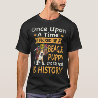 T-shirt 34 Il était une fois - Chiot Beagle Beagle