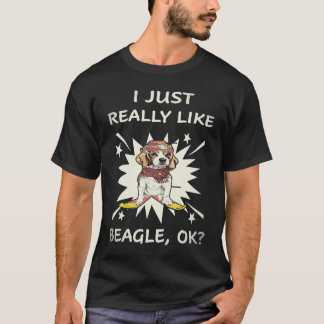 T-shirt 34 J'aime vraiment beaucoup Beagle