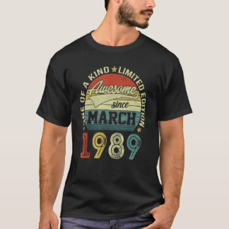 T-shirt 34e anniversaire Tee - shirts 34 ans stupéfiant de