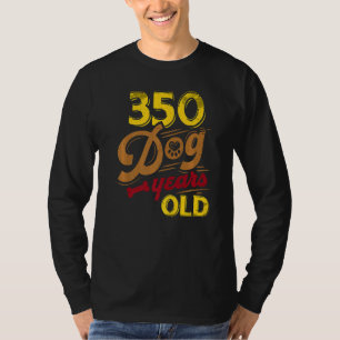 T-shirt 350 années de chien années de chien 50e anniversai