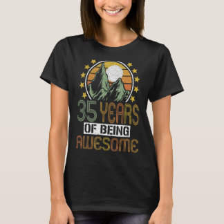 T-shirt 35 ans 35e anniversaire 15