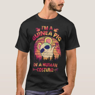 T-shirt 35 Costume d'Halloween de cochon d'Inde pour humai