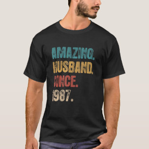 T-shirt 35 Mariage Aniversaire Pour Lui Extraordinaire Mar