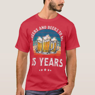 T-shirt 35 Years 35e Birthday Beer Theme Drinking Alcohol