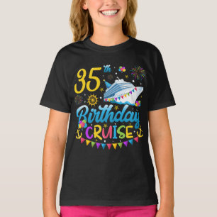 T-shirt 35e anniversaire Croisière B-Day Fille