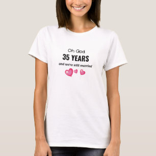 T-shirt 35e anniversaire de Mariage Dons amusants pour lui