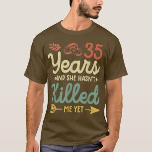 T-shirt 35e anniversaire de mariage tee match couples 35