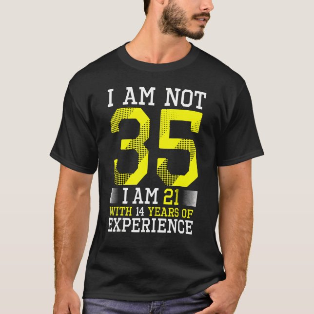 T-shirt 35e anniversaire femme homme 35 ans (Devant)