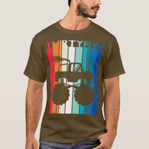 T-shirt 35e anniversaire Gift Monster Chemise de Camion 35