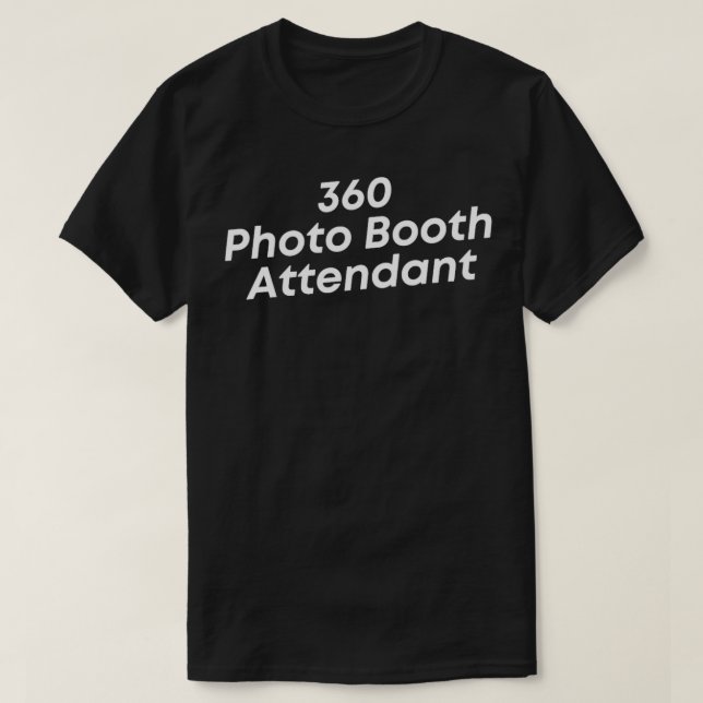 T-shirt 360 Accompagnateur de cabine photo (Design devant)