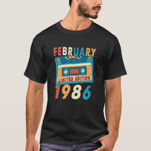 T-shirt 36 Ans Cadeaux Légende depuis février 1986 36e